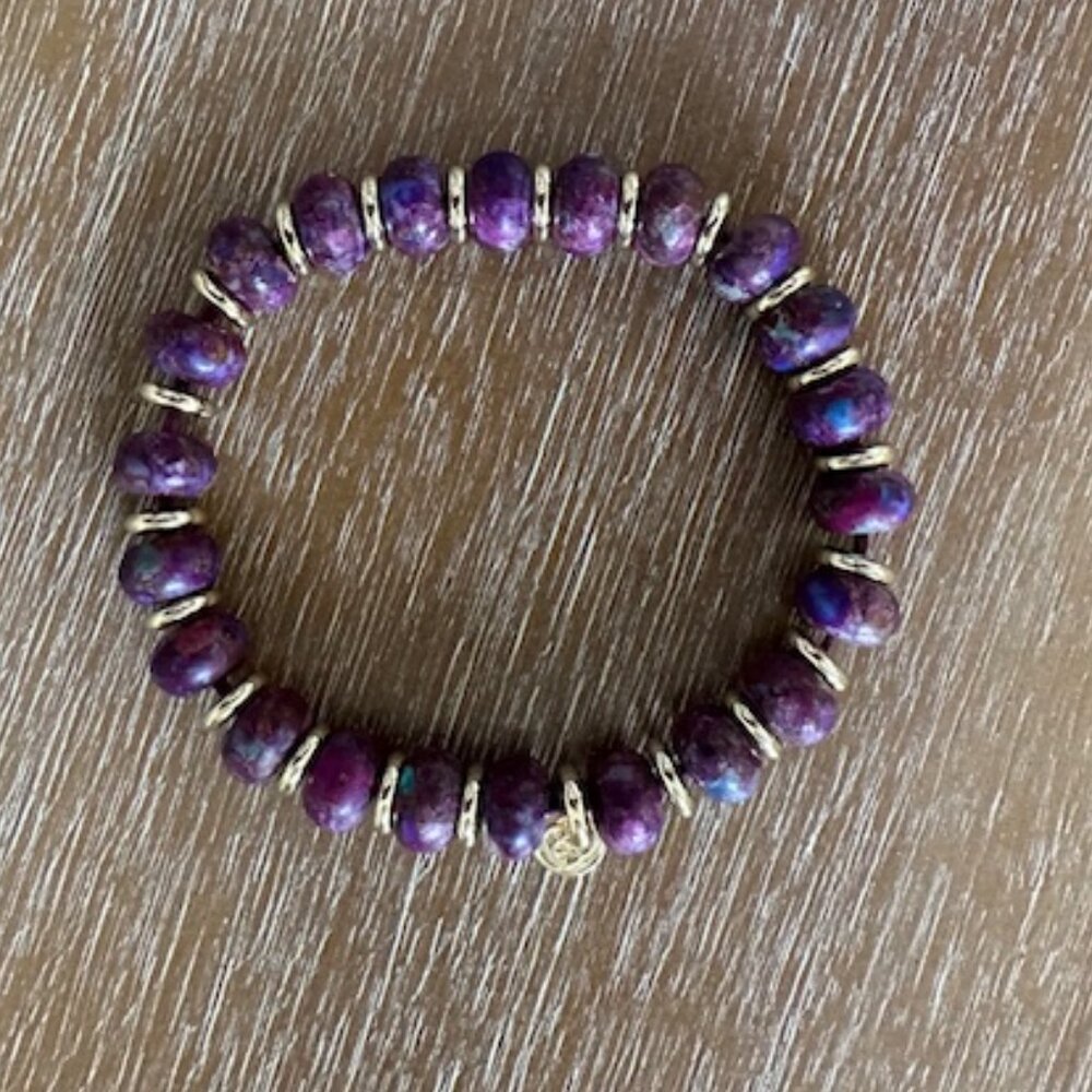 Kendra Scott Purple Turquoise Bracelet